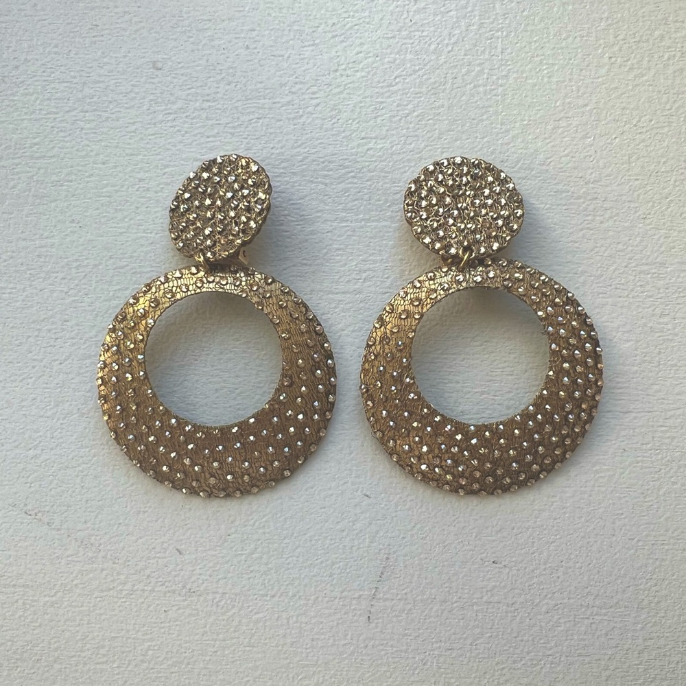 Gold Statement Earrings